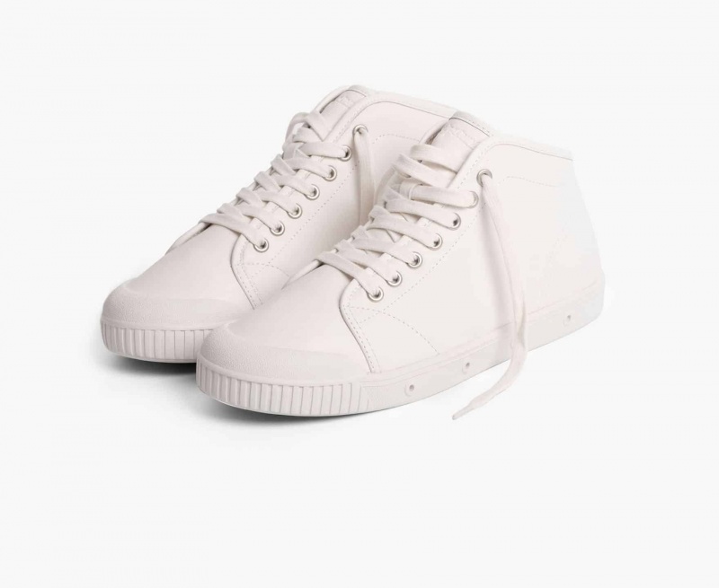 Basket Spring Court B2 Sheepskin Blanche Homme | WTU-05608437